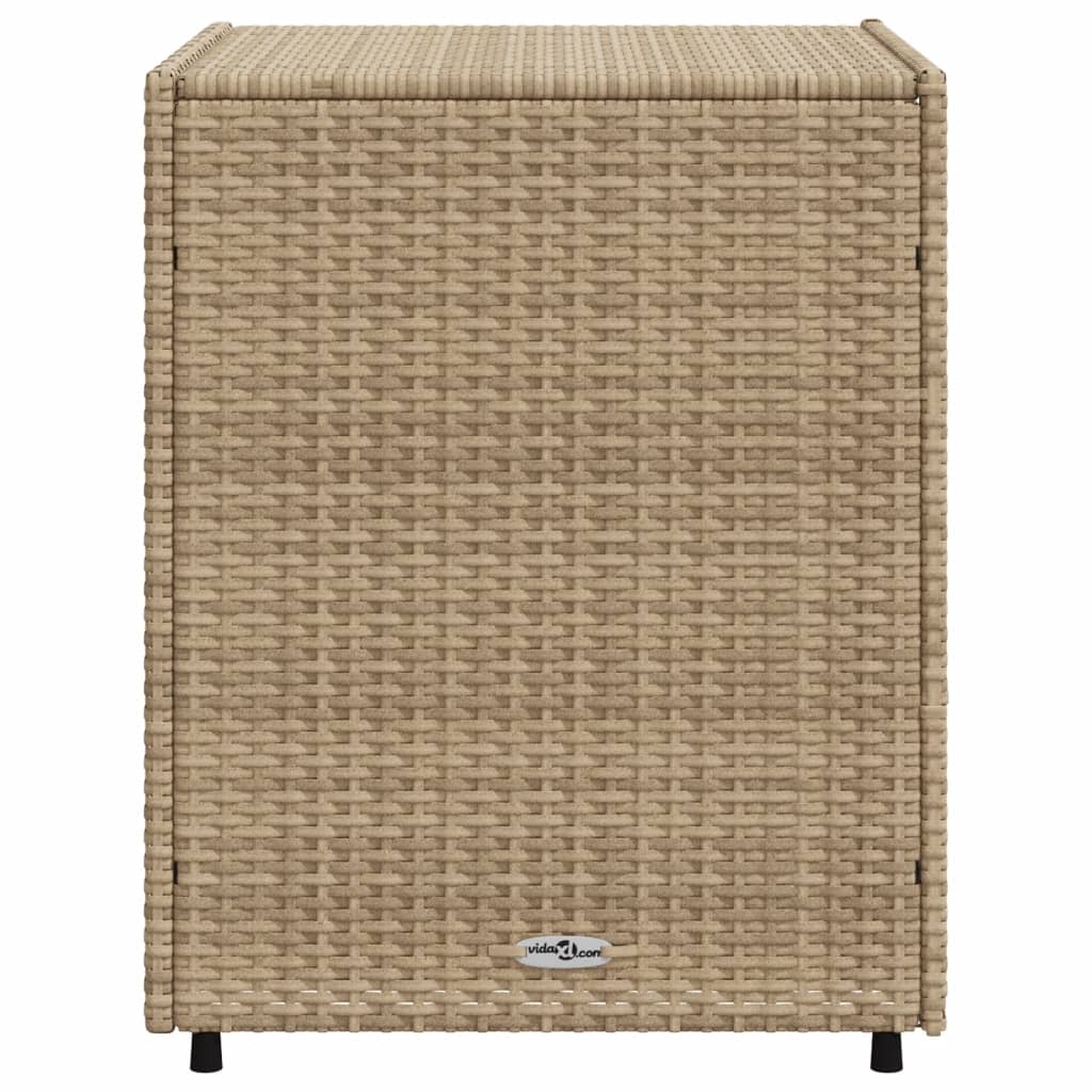 Tuinkast 55x59x69 cm poly rattan beige is nu te koop bij PeponiXL, paradijselijk wonen!