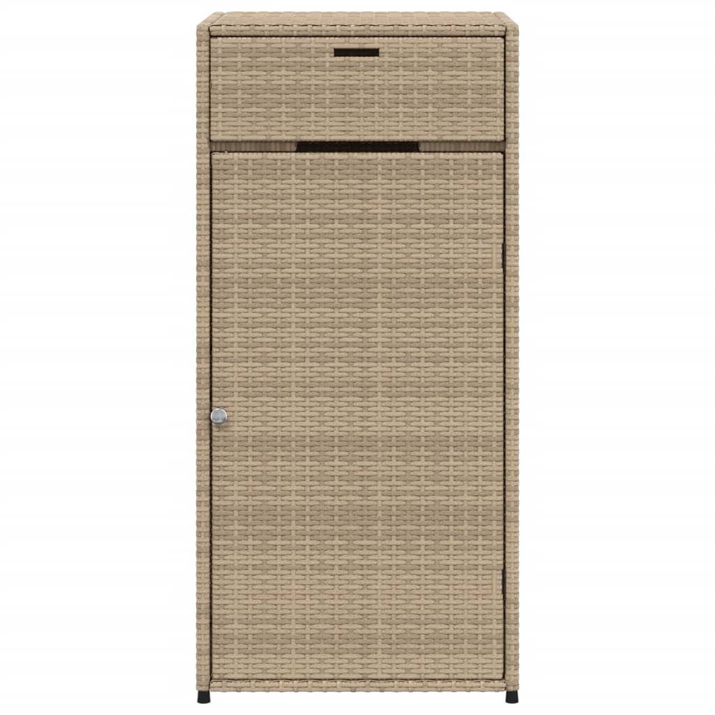 Tuinkast 55x55x111 cm poly rattan beige is nu te koop bij PeponiXL, paradijselijk wonen!