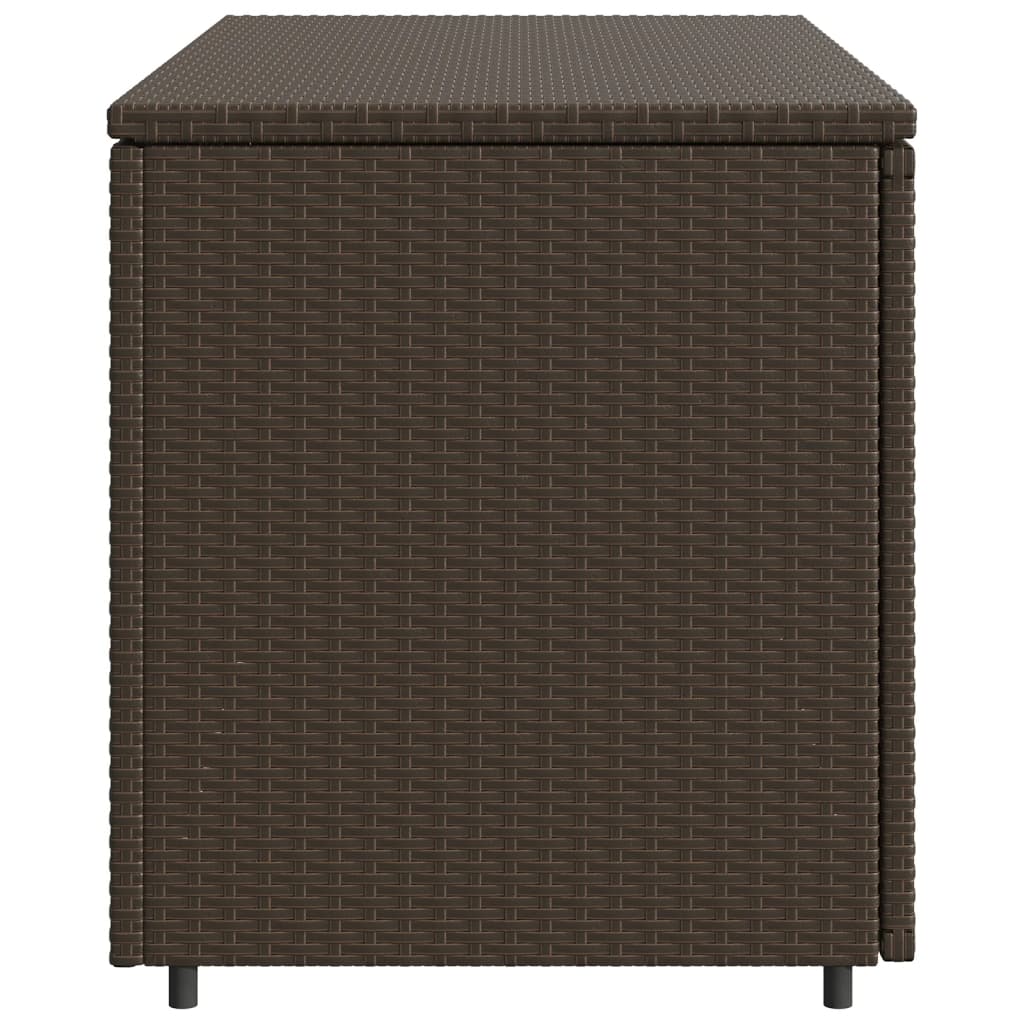 Tuinkast 110x55x60,5 cm poly rattan bruin is nu te koop bij PeponiXL, paradijselijk wonen!