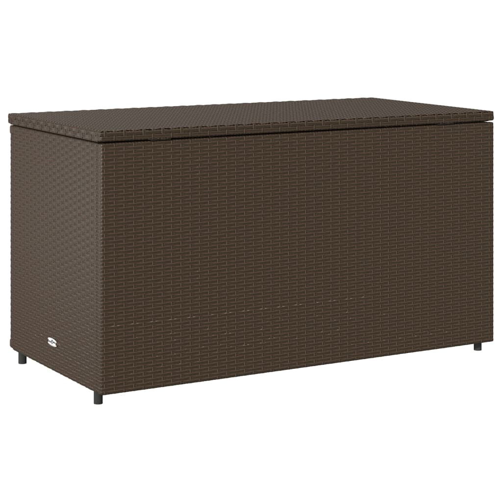 Tuinkast 110x55x60,5 cm poly rattan bruin is nu te koop bij PeponiXL, paradijselijk wonen!