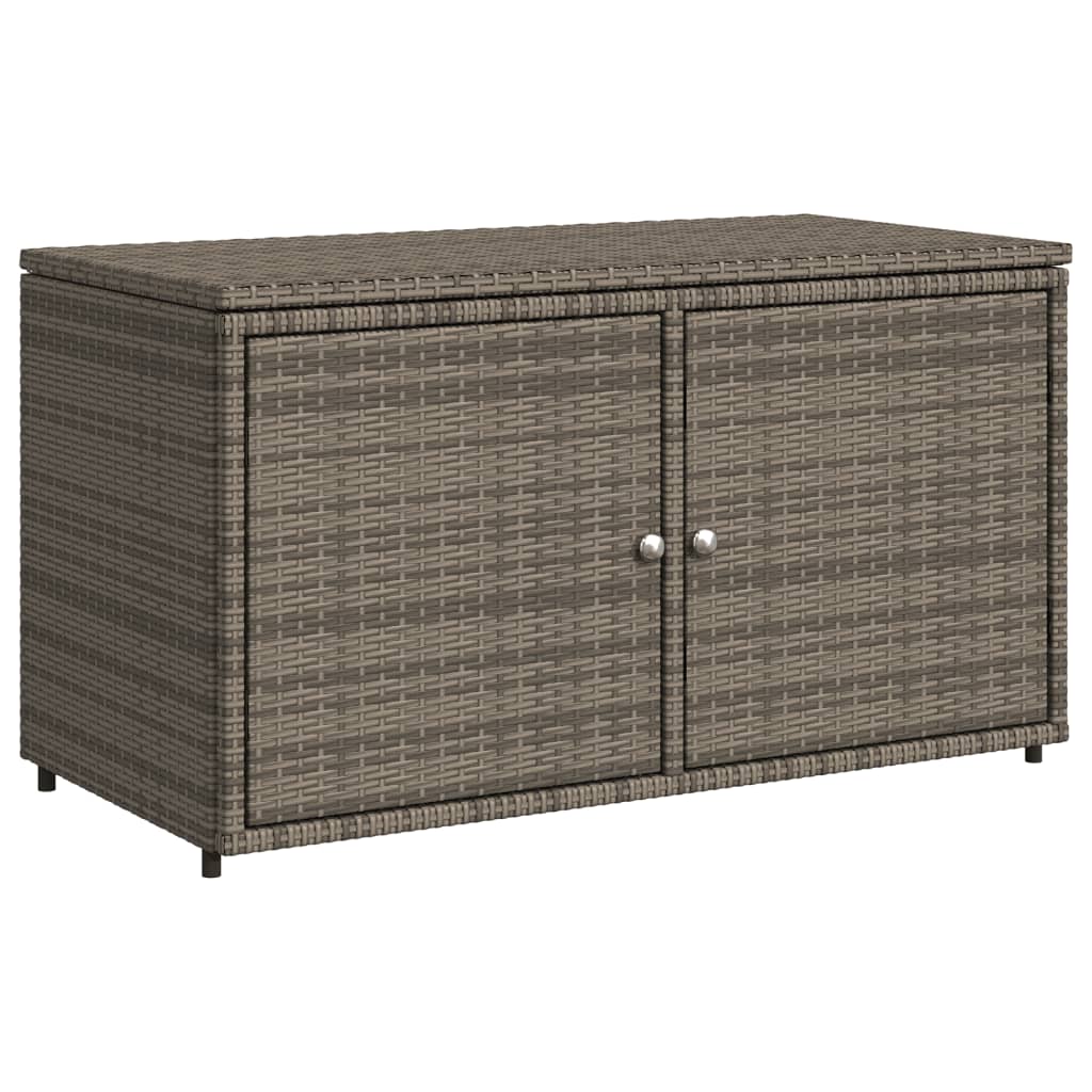 Tuinkast 110x55x60,5 cm poly rattan grijs is nu te koop bij PeponiXL, paradijselijk wonen!