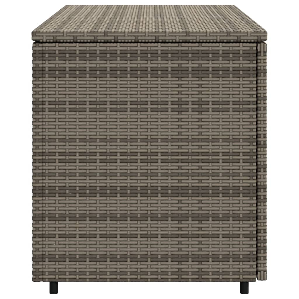 Tuinkast 110x55x60,5 cm poly rattan grijs is nu te koop bij PeponiXL, paradijselijk wonen!