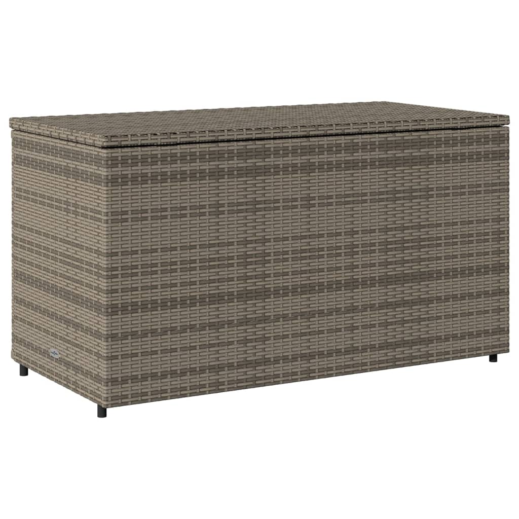 Tuinkast 110x55x60,5 cm poly rattan grijs is nu te koop bij PeponiXL, paradijselijk wonen!