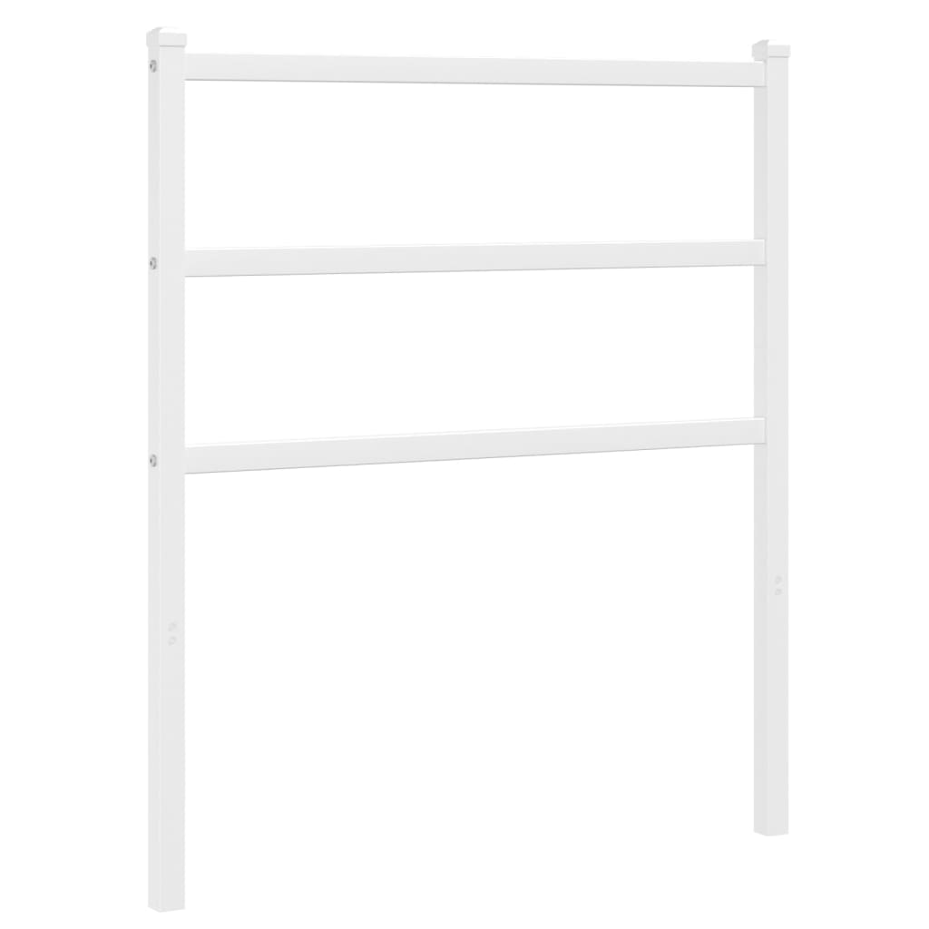 Vervangend hoofdbord 80 cm metaal wit is nu te koop bij PeponiXL, paradijselijk wonen!