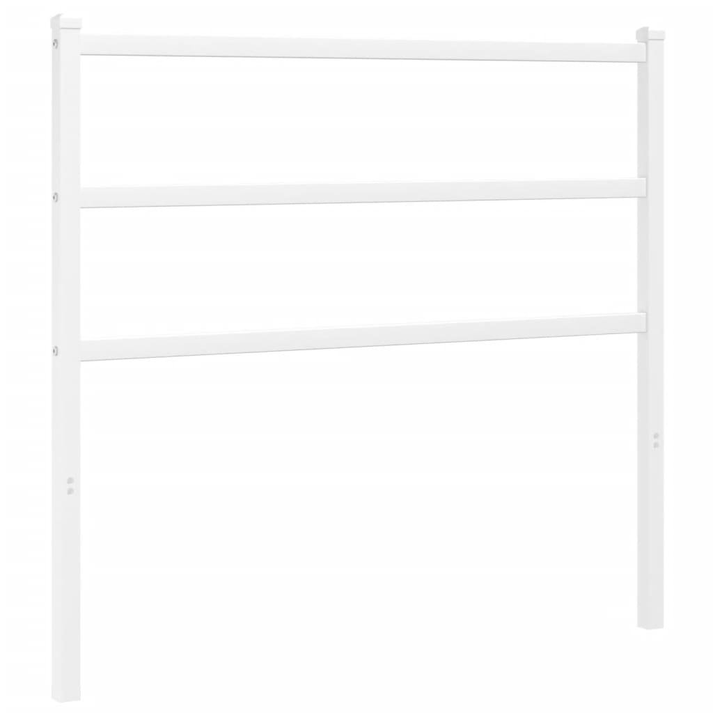 Vervangend hoofdbord 100 cm metaal wit is nu te koop bij PeponiXL, paradijselijk wonen!