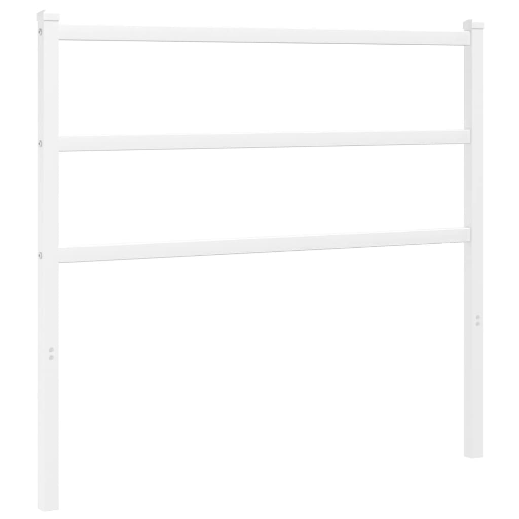 Vervangend hoofdbord 107 cm metaal wit is nu te koop bij PeponiXL, paradijselijk wonen!