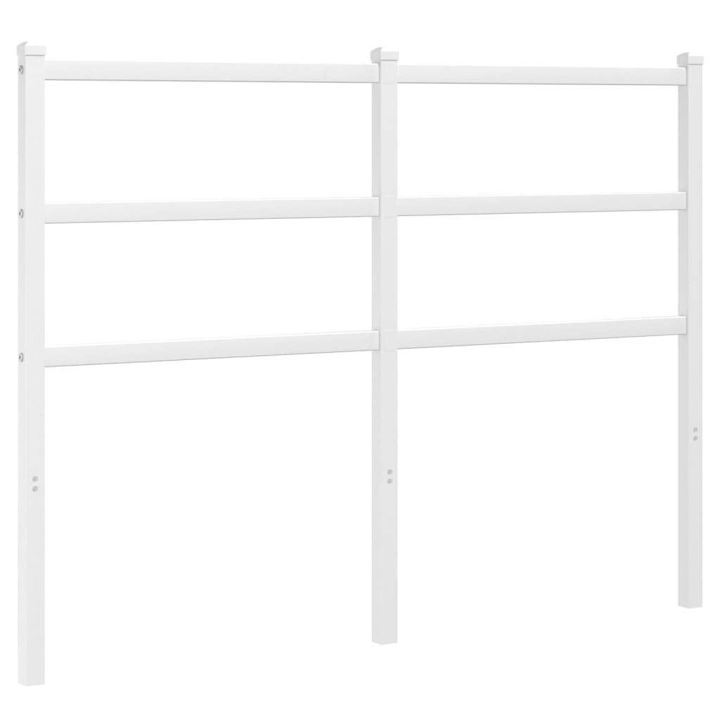 Vervangend hoofdbord 120 cm metaal wit is nu te koop bij PeponiXL, paradijselijk wonen!