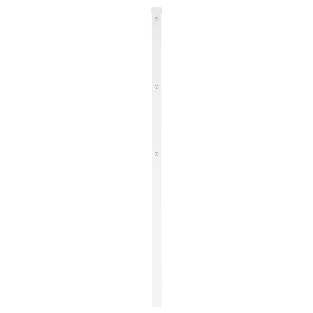 Vervangend hoofdbord 120 cm metaal wit is nu te koop bij PeponiXL, paradijselijk wonen!