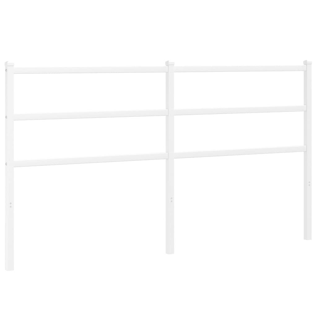 Vervangend hoofdbord 160 cm metaal wit is nu te koop bij PeponiXL, paradijselijk wonen!