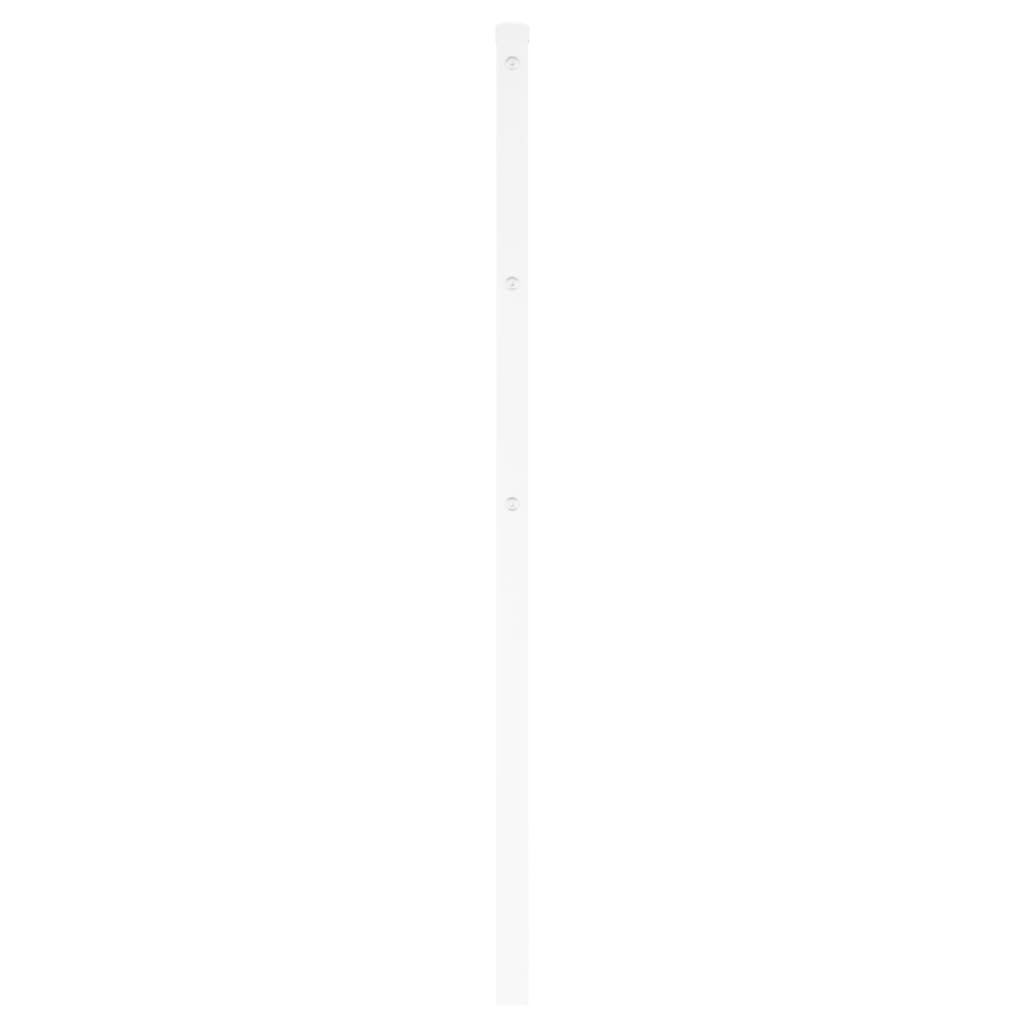 Vervangend hoofdbord 200 cm metaal wit is nu te koop bij PeponiXL, paradijselijk wonen!