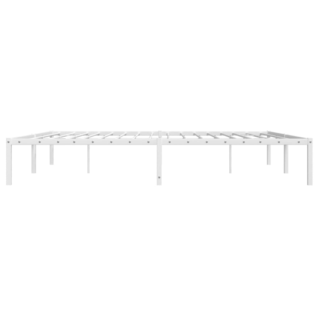 Bedframe metaal wit 193x203 cm is nu te koop bij PeponiXL, paradijselijk wonen!