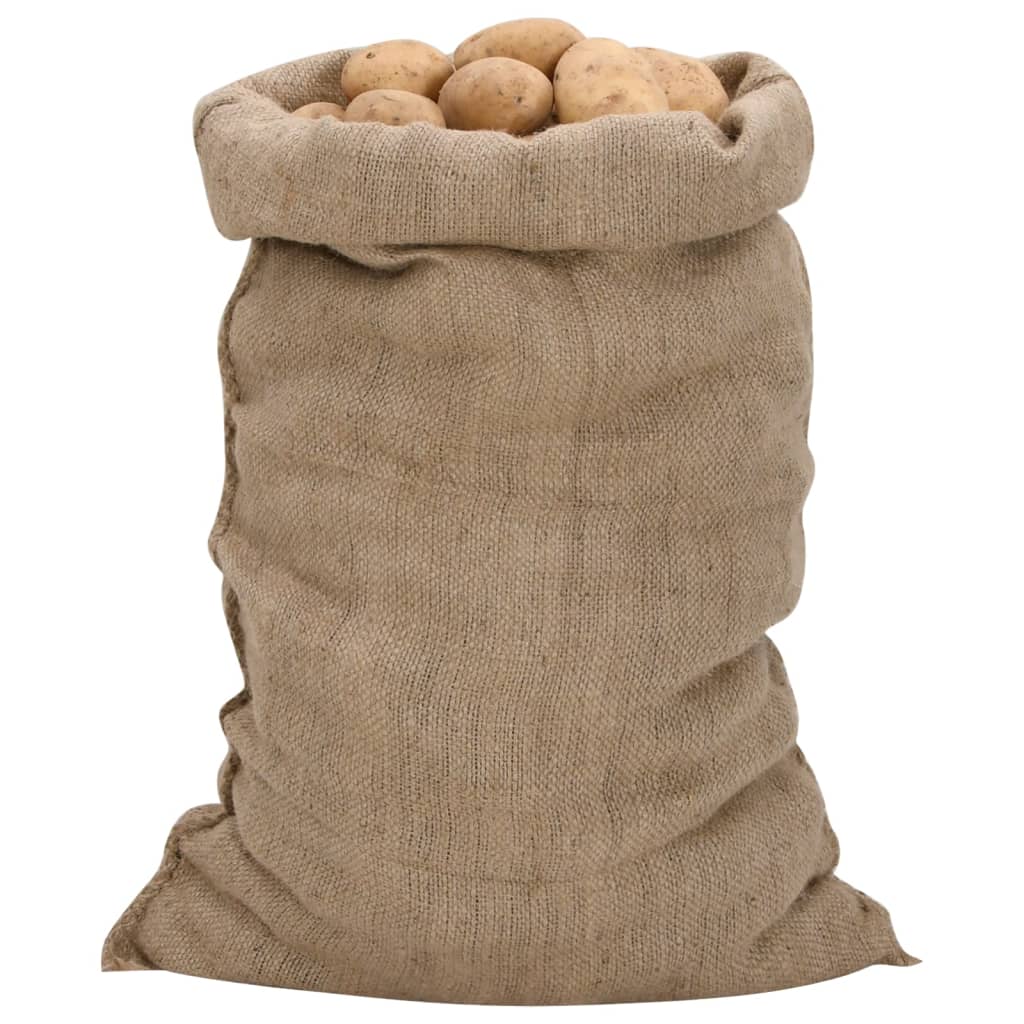 Jutezakken 5 stuks 340 g/m² 60x105 cm 100% jute is nu te koop bij PeponiXL, paradijselijk wonen!