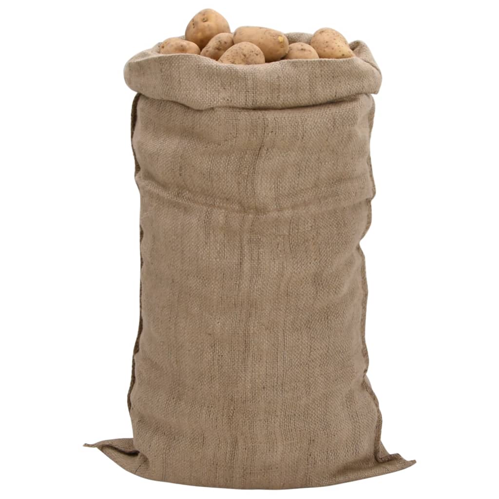 Jutezakken 5 stuks 340 g/m² 65x135 cm 100% jute is nu te koop bij PeponiXL, paradijselijk wonen!