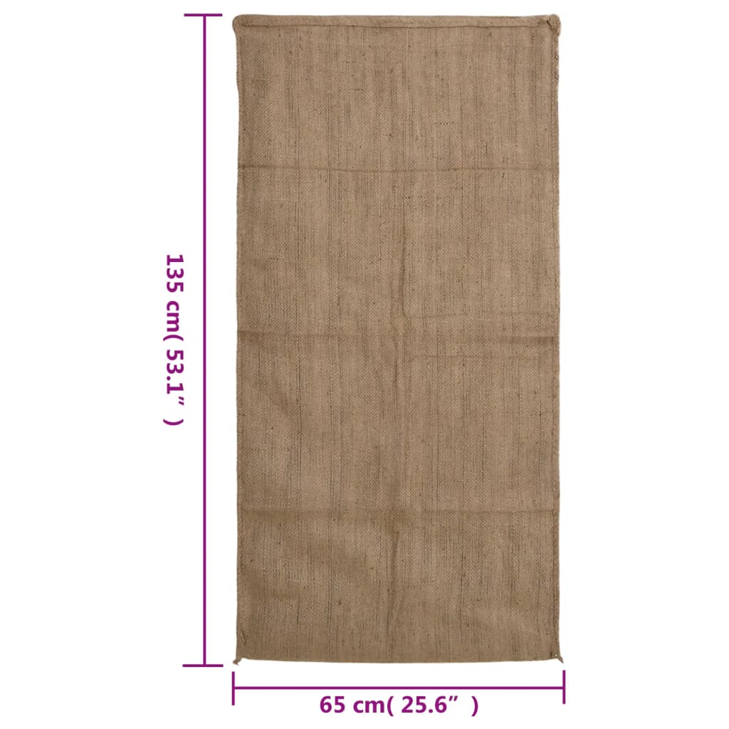 Jutezakken 5 stuks 340 g/m² 65x135 cm 100% jute is nu te koop bij PeponiXL, paradijselijk wonen!