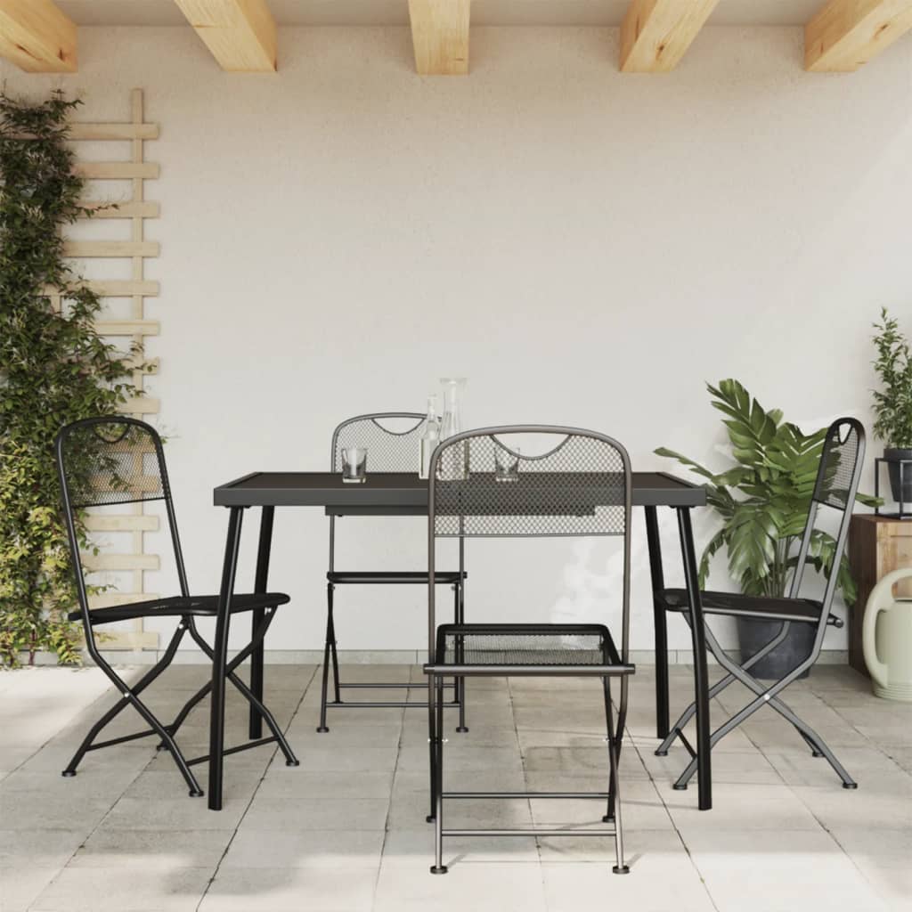 5-delige Tuinset metaalgaas antracietkleurig is nu te koop bij PeponiXL, paradijselijk wonen!
