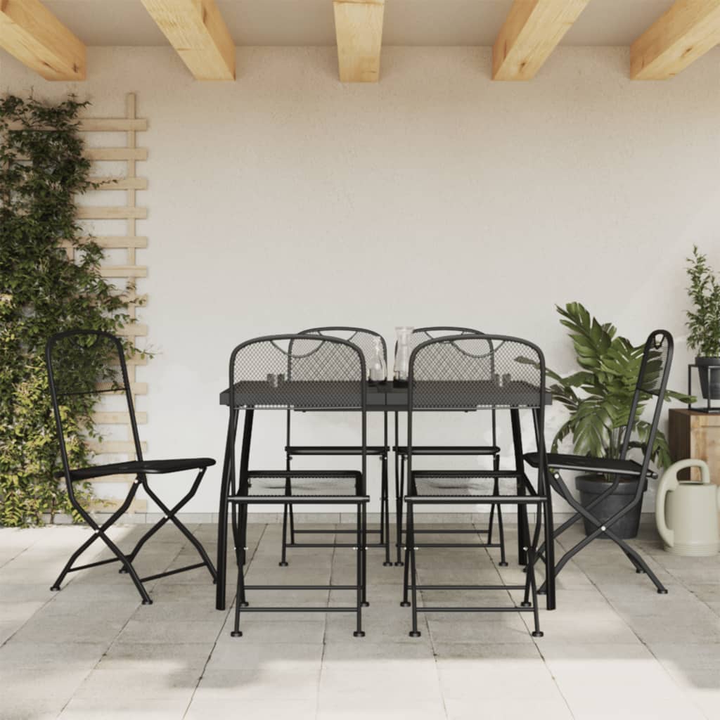7-delige Tuinset metaalgaas antracietkleurig is nu te koop bij PeponiXL, paradijselijk wonen!