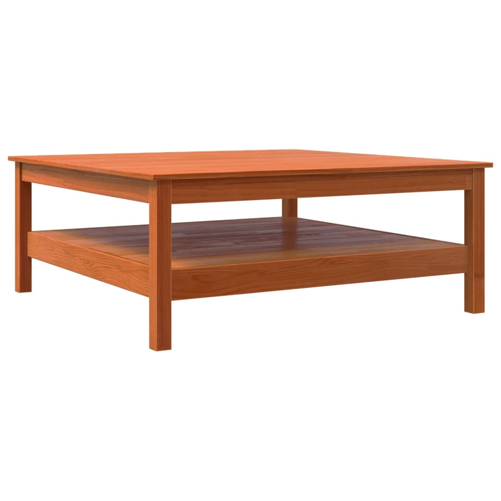 Salontafel 100x100x40 cm massief grenenhout wasbruin is nu te koop bij PeponiXL, paradijselijk wonen!