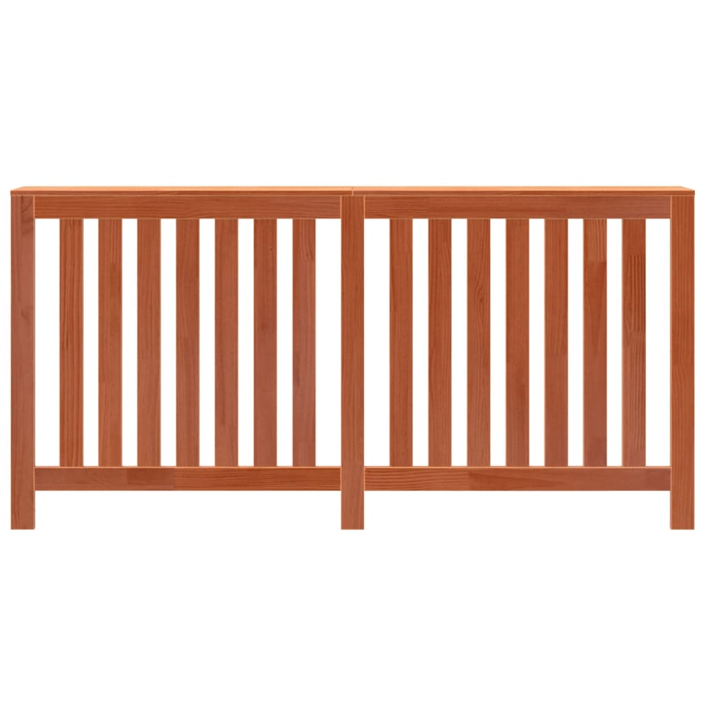 Radiatorombouw 169x19x84 cm massief grenenhout wasbruin is nu te koop bij PeponiXL, paradijselijk wonen!