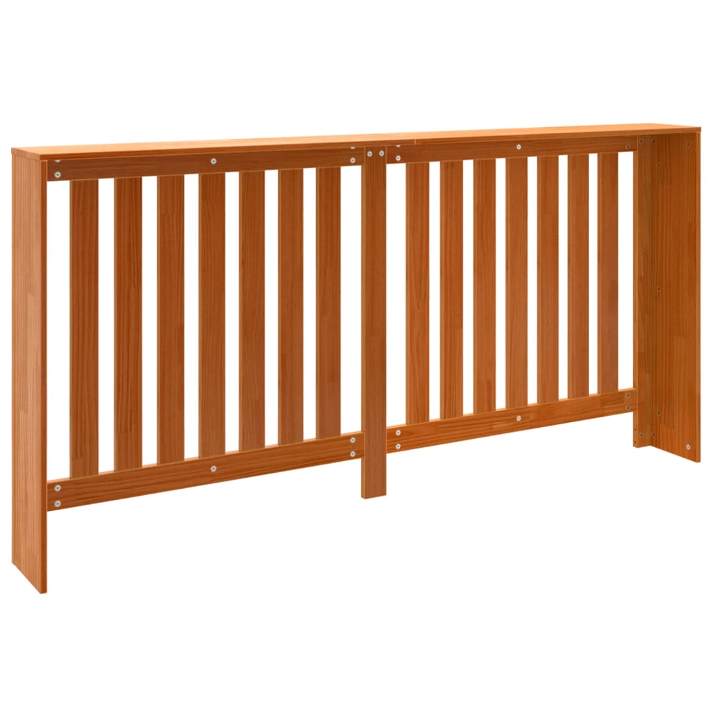 Radiatorombouw 169x19x84 cm massief grenenhout wasbruin is nu te koop bij PeponiXL, paradijselijk wonen!