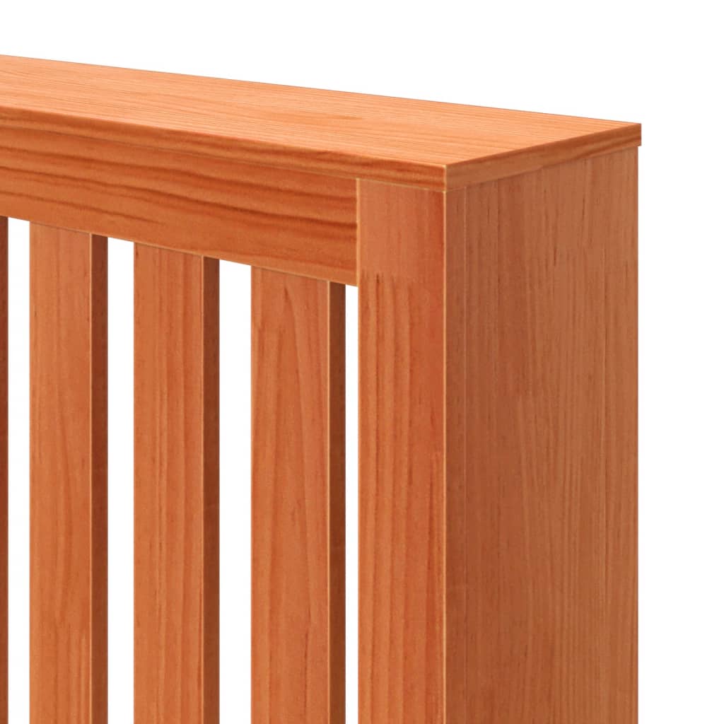 Radiatorombouw 169x19x84 cm massief grenenhout wasbruin is nu te koop bij PeponiXL, paradijselijk wonen!