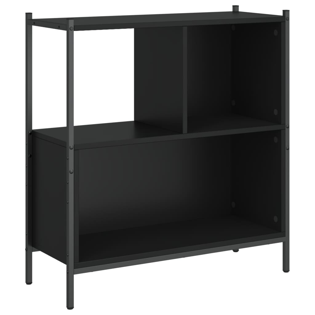 Boekenkast 72x28x77,5 cm bewerkt hout zwart is nu te koop bij PeponiXL, paradijselijk wonen!