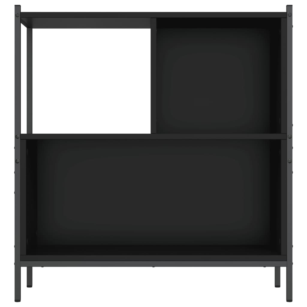 Boekenkast 72x28x77,5 cm bewerkt hout zwart is nu te koop bij PeponiXL, paradijselijk wonen!