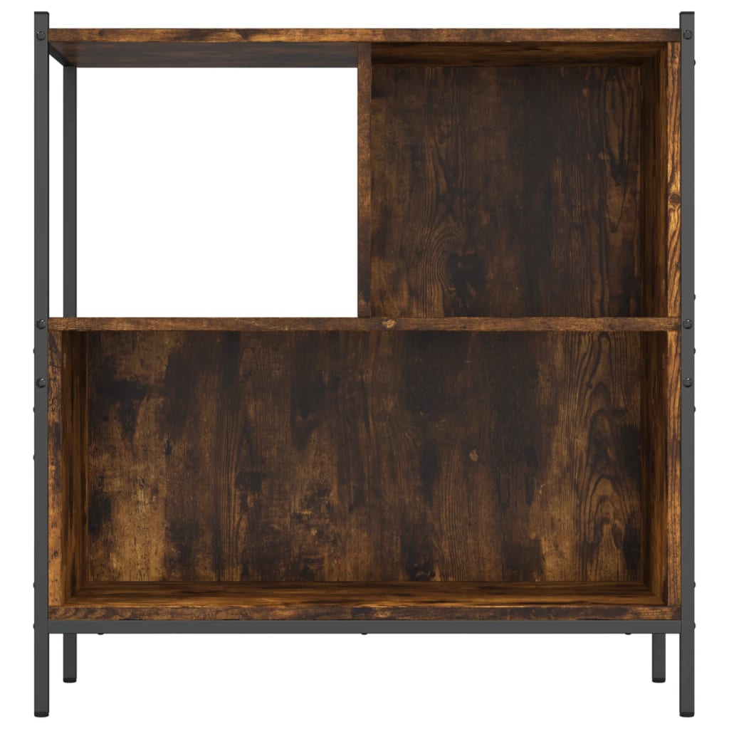 Boekenkast 72x28x77,5 cm bewerkt hout gerookt eikenkleurig is nu te koop bij PeponiXL, paradijselijk wonen!