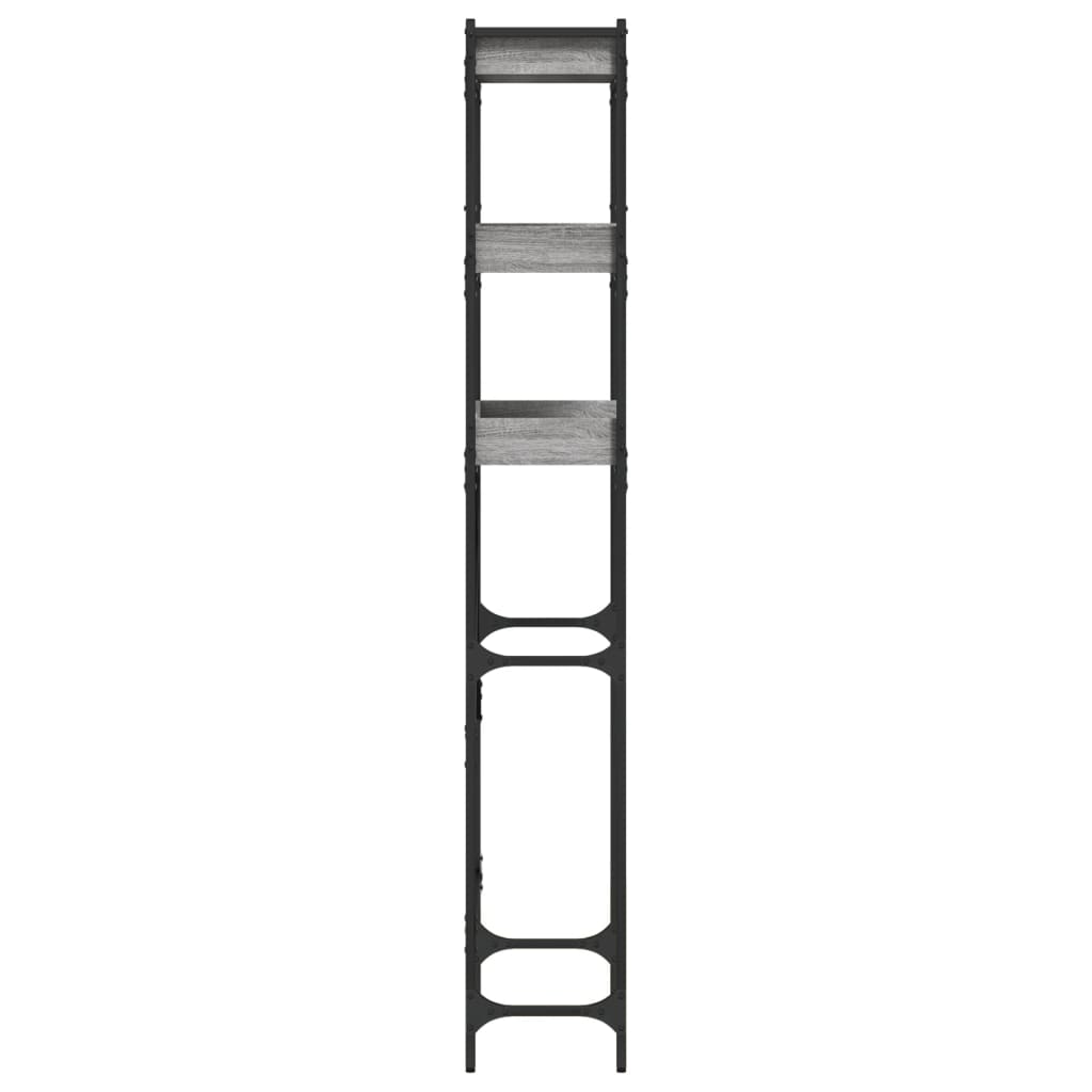 Wasmachinerek 67x25x163 cm bewerkt hout grijs sonoma is nu te koop bij PeponiXL, paradijselijk wonen!