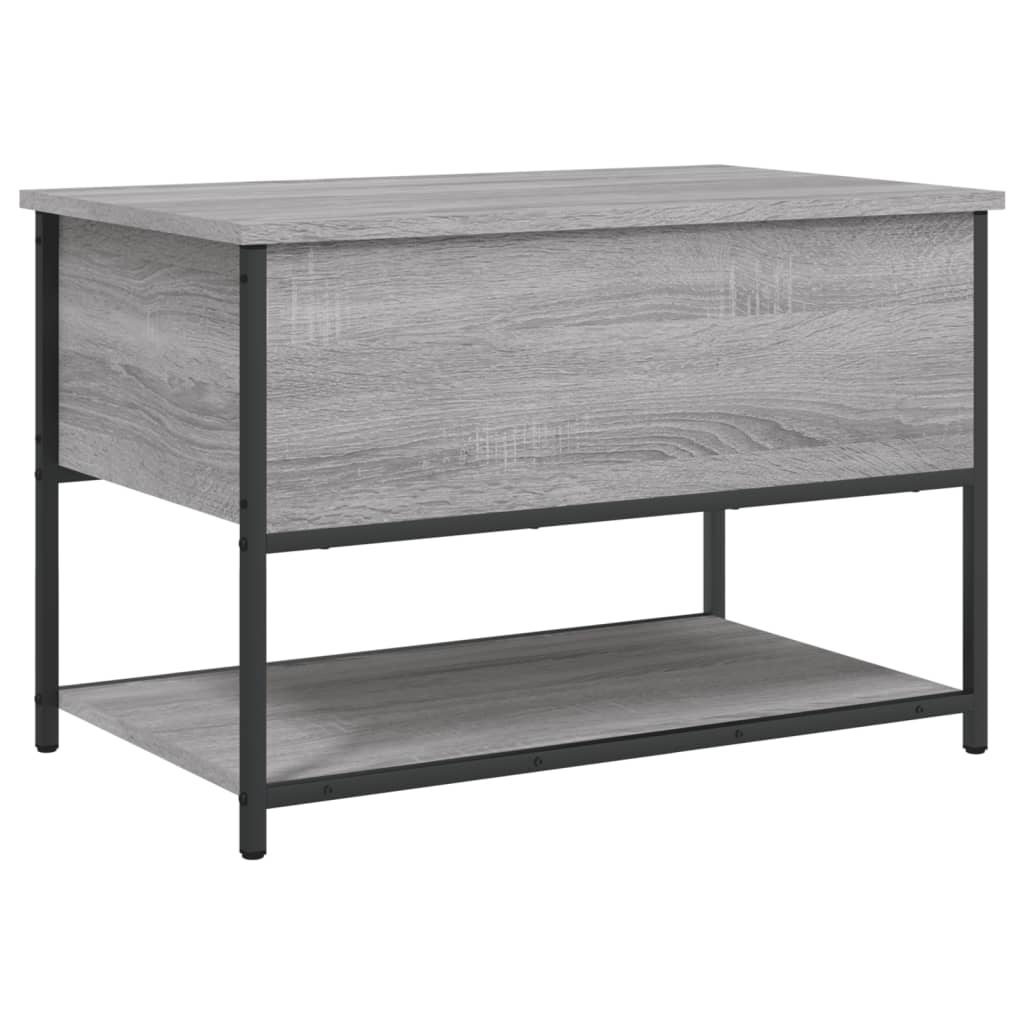 Opbergbankje 70x42,5x47 cm bewerkt hout grijs sonoma eikenkleur is nu te koop bij PeponiXL, paradijselijk wonen!