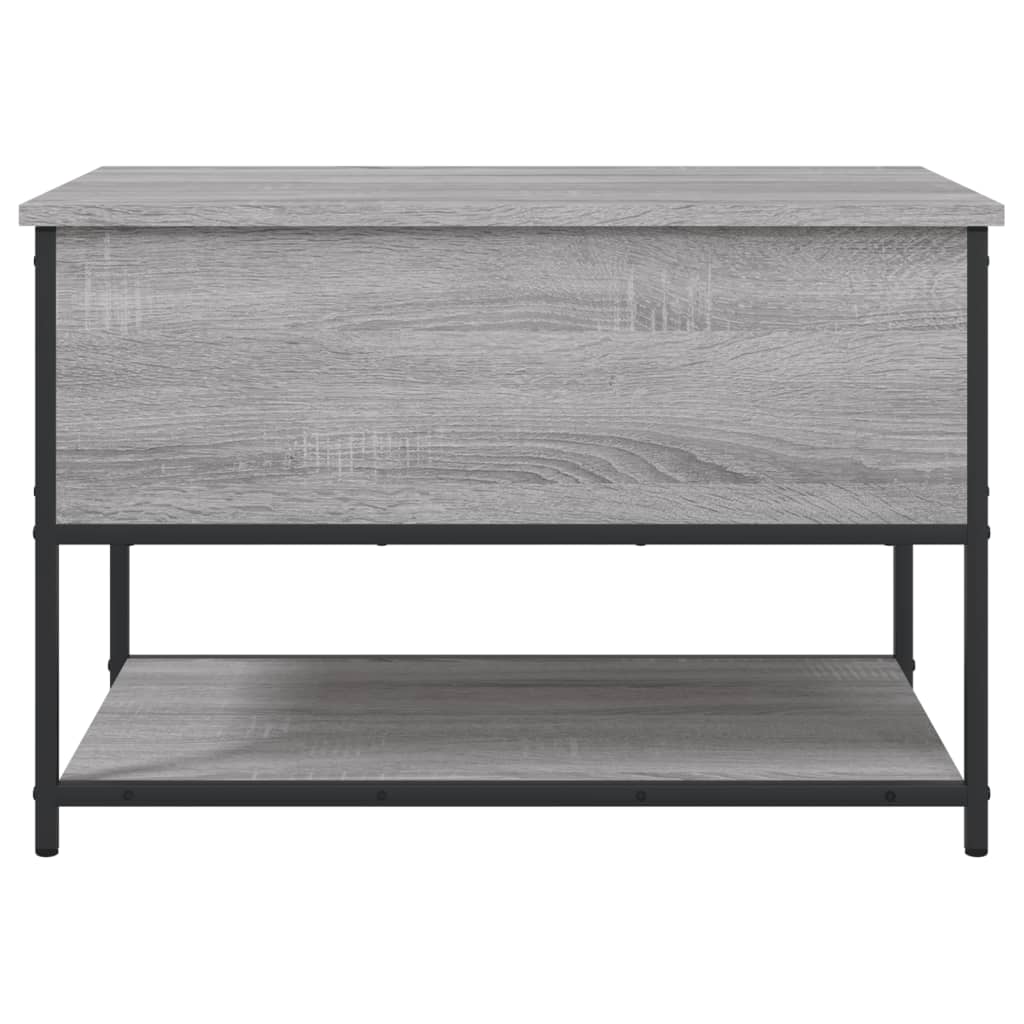 Opbergbankje 70x42,5x47 cm bewerkt hout grijs sonoma eikenkleur is nu te koop bij PeponiXL, paradijselijk wonen!