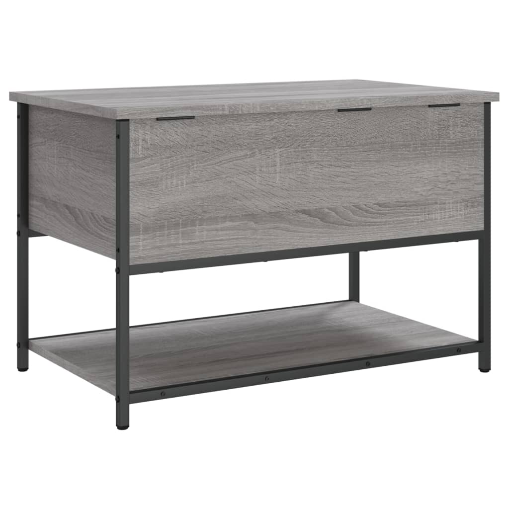 Opbergbankje 70x42,5x47 cm bewerkt hout grijs sonoma eikenkleur is nu te koop bij PeponiXL, paradijselijk wonen!