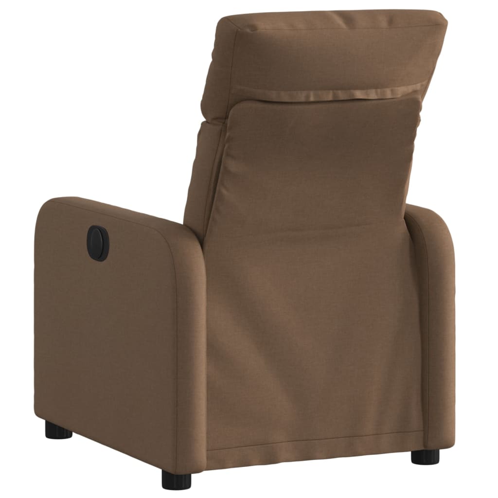 Fauteuil verstelbaar stof bruin is nu te koop bij PeponiXL, paradijselijk wonen!