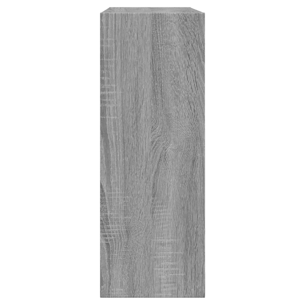 Schoenenkast 60x21x57 cm bewerkt hout grijs sonoma eikenkleurig is nu te koop bij PeponiXL, paradijselijk wonen!