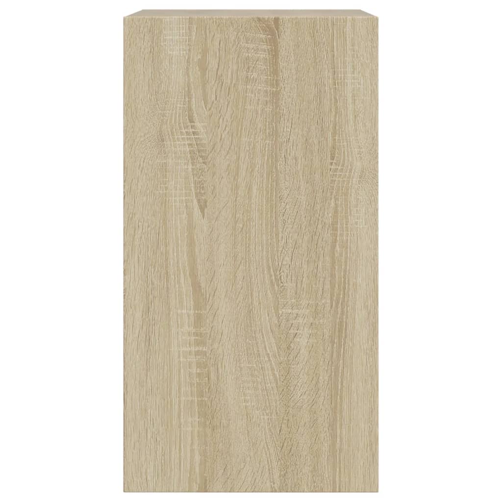 Schoenenkast 60x34x63,5 cm bewerkt hout sonoma eikenkleurig is nu te koop bij PeponiXL, paradijselijk wonen!