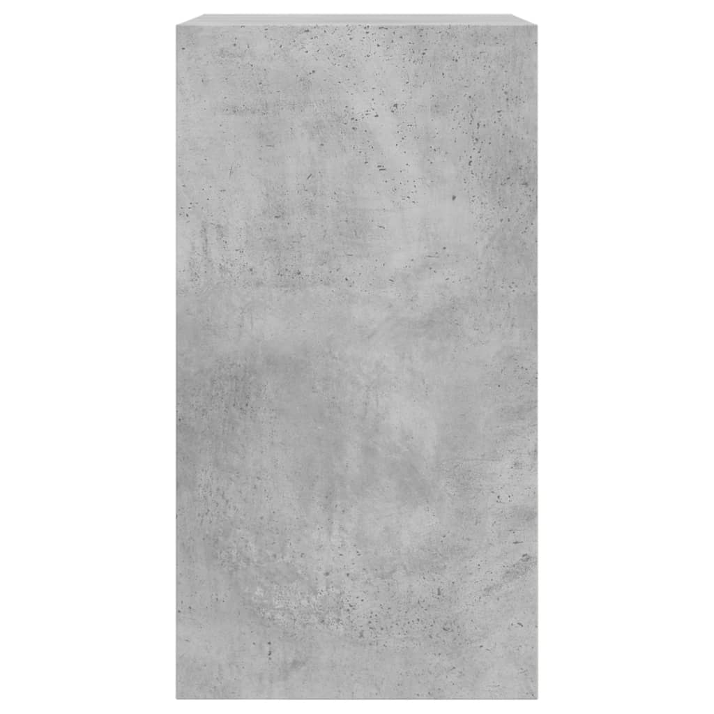 Schoenenkast 60x34x63,5 cm bewerkt hout betongrijs is nu te koop bij PeponiXL, paradijselijk wonen!