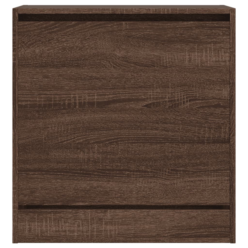 Schoenenkast 60x34x63,5 cm bewerkt hout bruin eikenkleur is nu te koop bij PeponiXL, paradijselijk wonen!