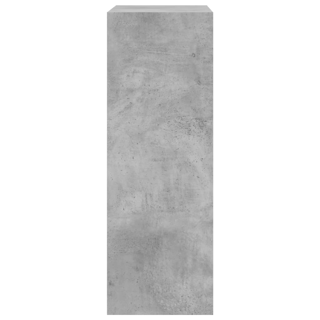 Schoenenkast 60x34x96,5 cm bewerkt hout betongrijs is nu te koop bij PeponiXL, paradijselijk wonen!