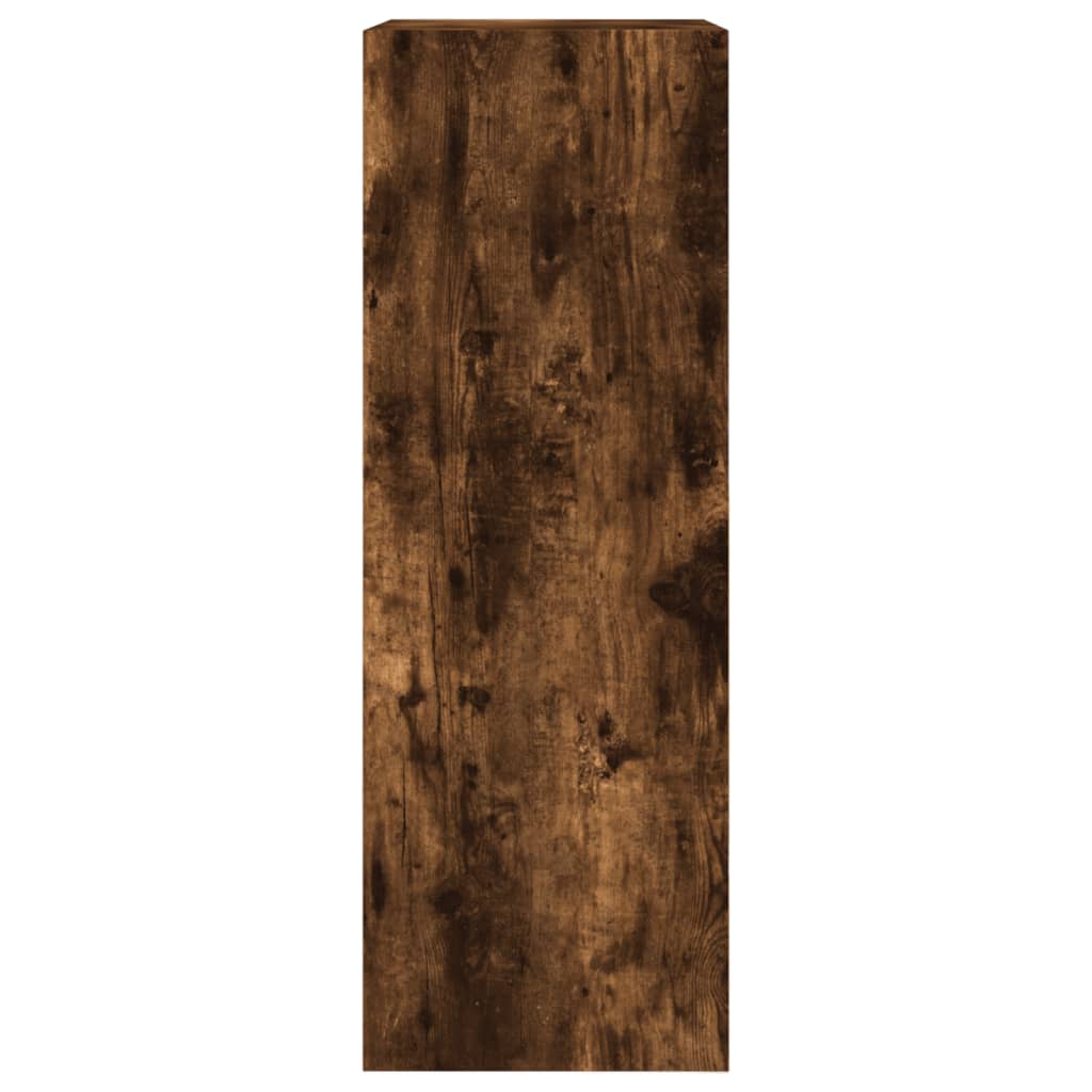 Schoenenkast 60x34x96,5 cm bewerkt hout gerookt eikenkleurig is nu te koop bij PeponiXL, paradijselijk wonen!