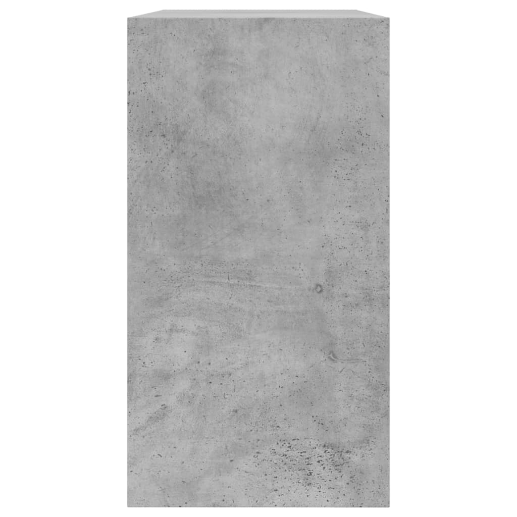 Schoenenkast 80x34x63 cm bewerkt hout betongrijs is nu te koop bij PeponiXL, paradijselijk wonen!