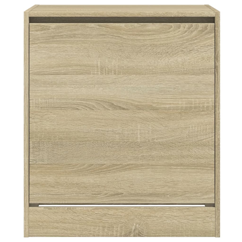 Schoenenkast 60x42x69 cm bewerkt hout sonoma eikenkleurig is nu te koop bij PeponiXL, paradijselijk wonen!