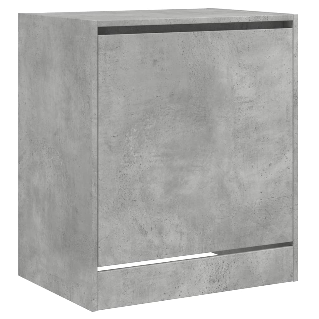Schoenenkast 60x42x69 cm bewerkt hout betongrijs is nu te koop bij PeponiXL, paradijselijk wonen!
