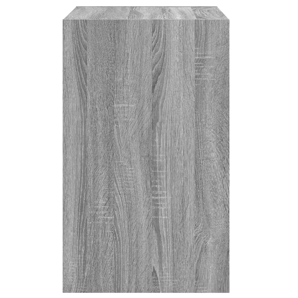 Schoenenkast 60x42x69 cm bewerkt hout grijs sonoma eikenkleurig is nu te koop bij PeponiXL, paradijselijk wonen!