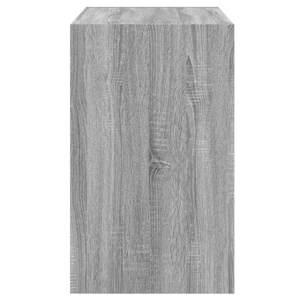 Schoenenkast 80x42x69 cm bewerkt hout grijs sonoma eikenkleurig is nu te koop bij PeponiXL, paradijselijk wonen!
