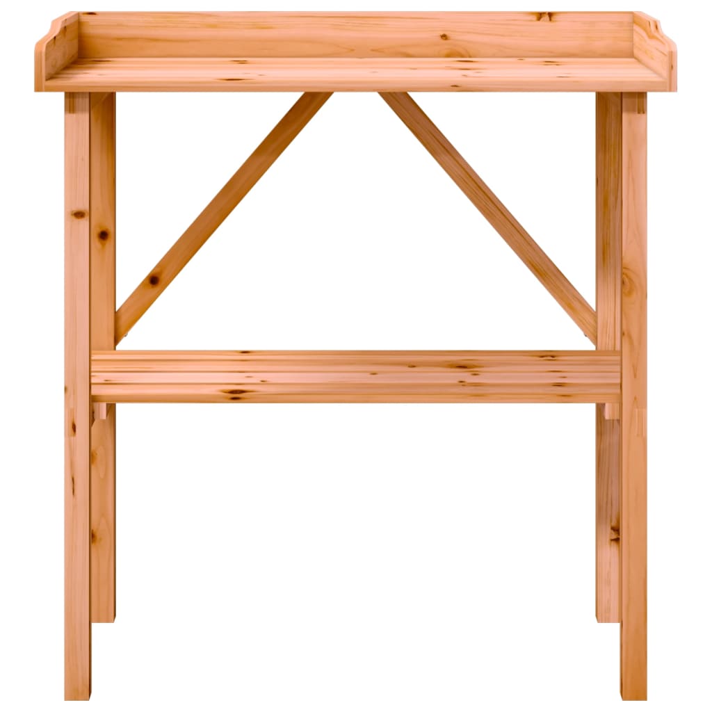 Plantentafel met schap 78x38x82,5 cm vurenhout bruin is nu te koop bij PeponiXL, paradijselijk wonen!