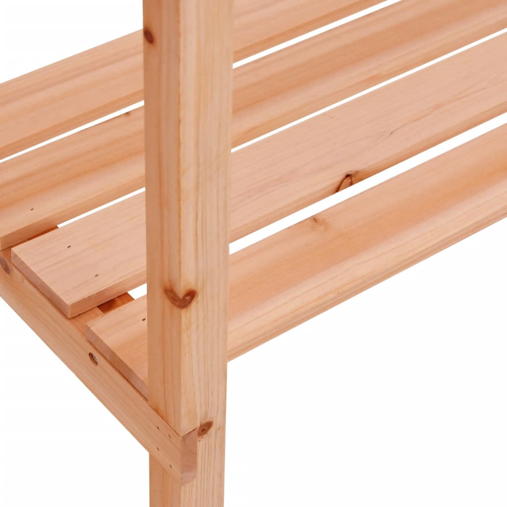Plantentafel met schap 78x38x82,5 cm vurenhout bruin is nu te koop bij PeponiXL, paradijselijk wonen!