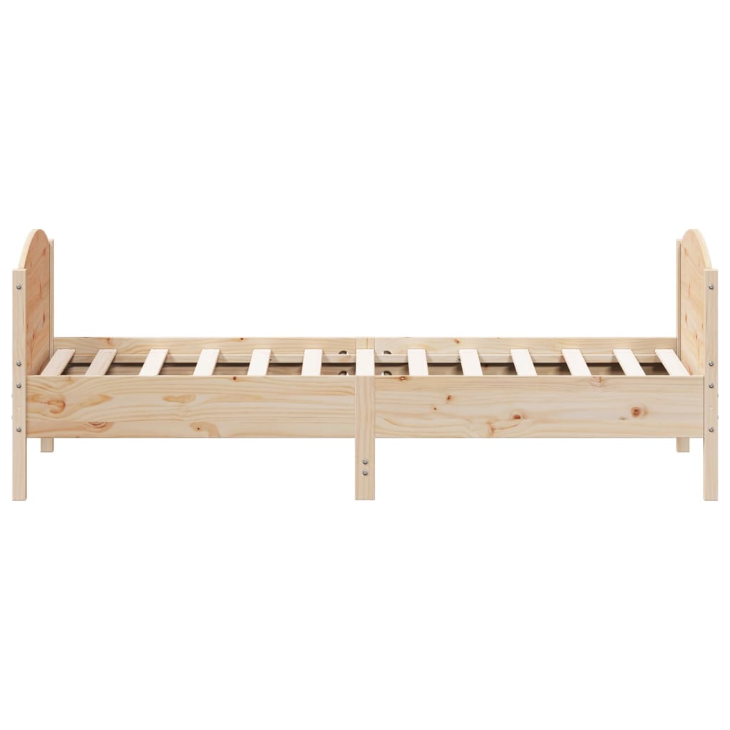 Bedframe zonder matras massief grenenhout 90x190 cm is nu te koop bij PeponiXL, paradijselijk wonen!