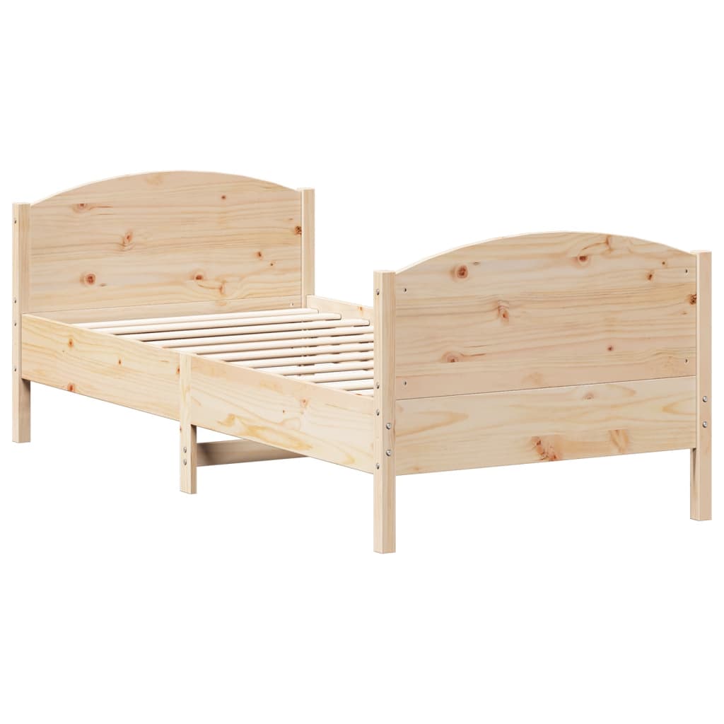 Bedframe zonder matras massief grenenhout 90x190 cm is nu te koop bij PeponiXL, paradijselijk wonen!
