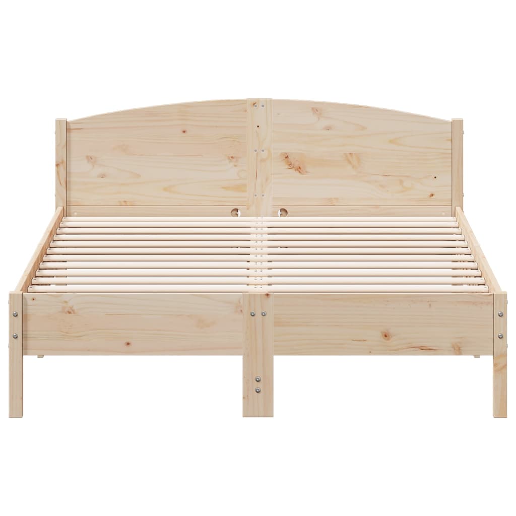 Bedframe zonder matras massief grenenhout 140x200 cm is nu te koop bij PeponiXL, paradijselijk wonen!
