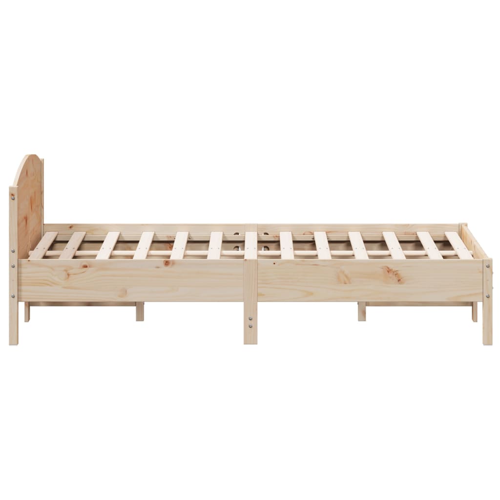 Bedframe zonder matras massief grenenhout 140x200 cm is nu te koop bij PeponiXL, paradijselijk wonen!