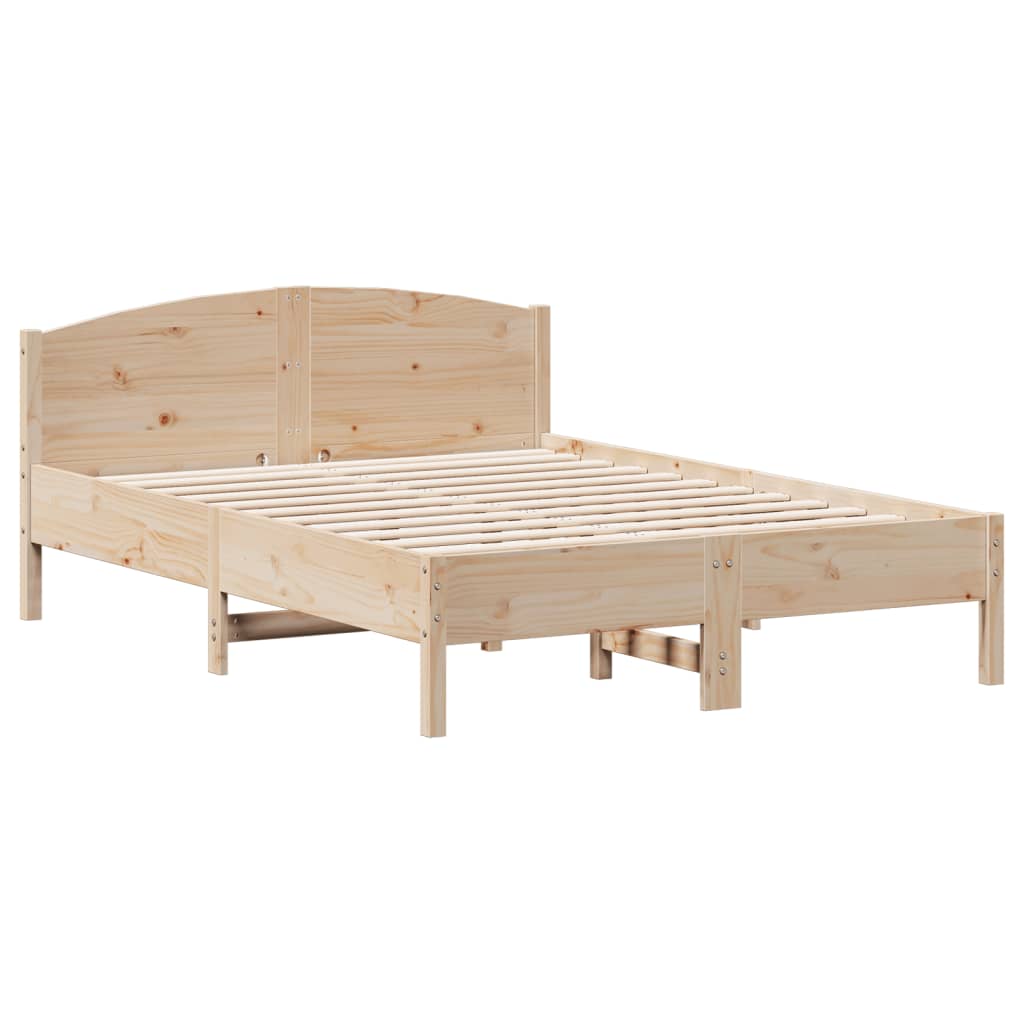 Bedframe zonder matras massief grenenhout 120x190 cm is nu te koop bij PeponiXL, paradijselijk wonen!